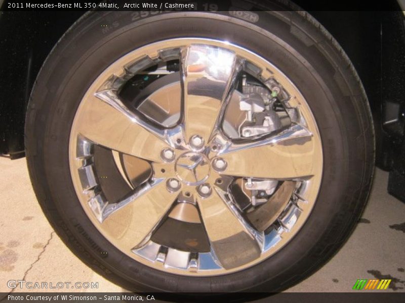 Arctic White / Cashmere 2011 Mercedes-Benz ML 350 4Matic