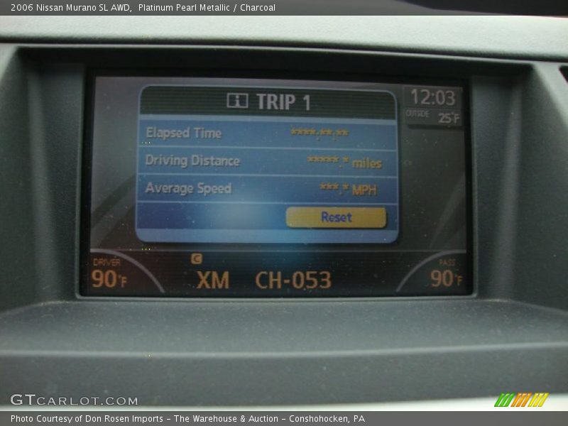 Platinum Pearl Metallic / Charcoal 2006 Nissan Murano SL AWD