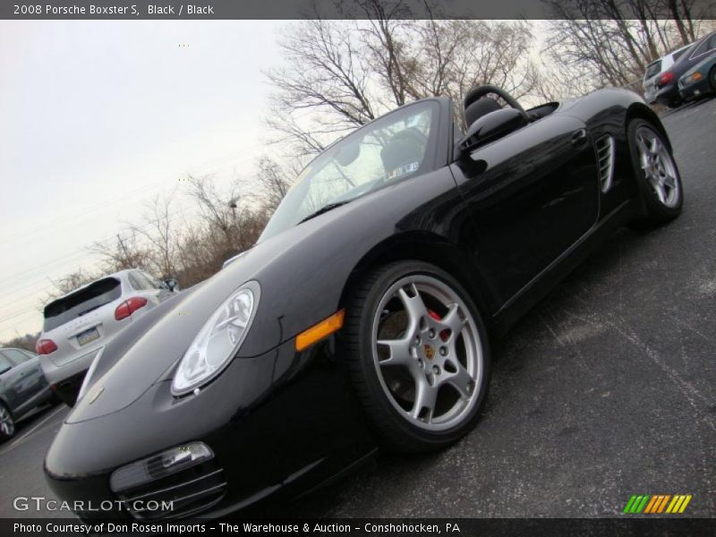 Black / Black 2008 Porsche Boxster S
