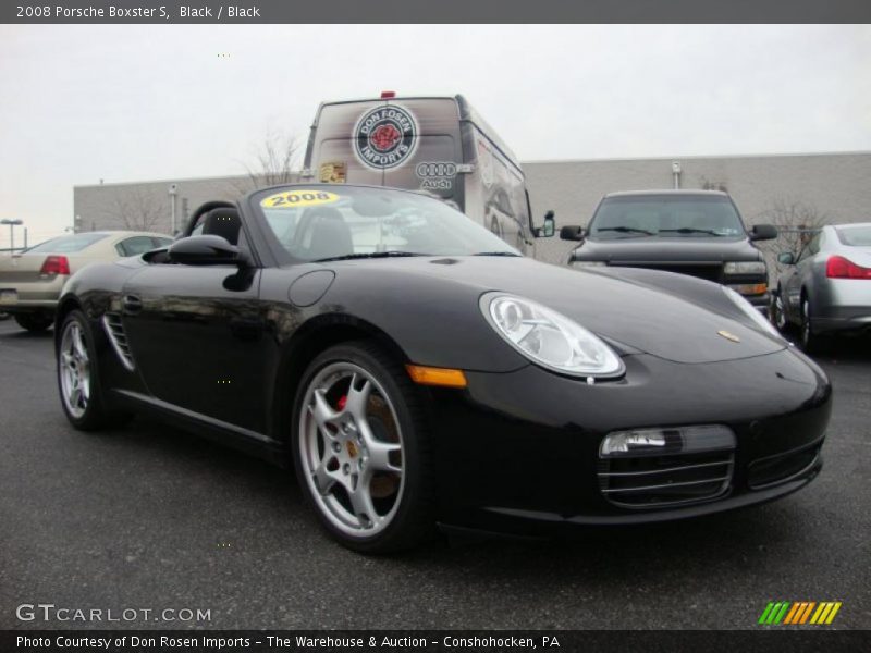 Black / Black 2008 Porsche Boxster S