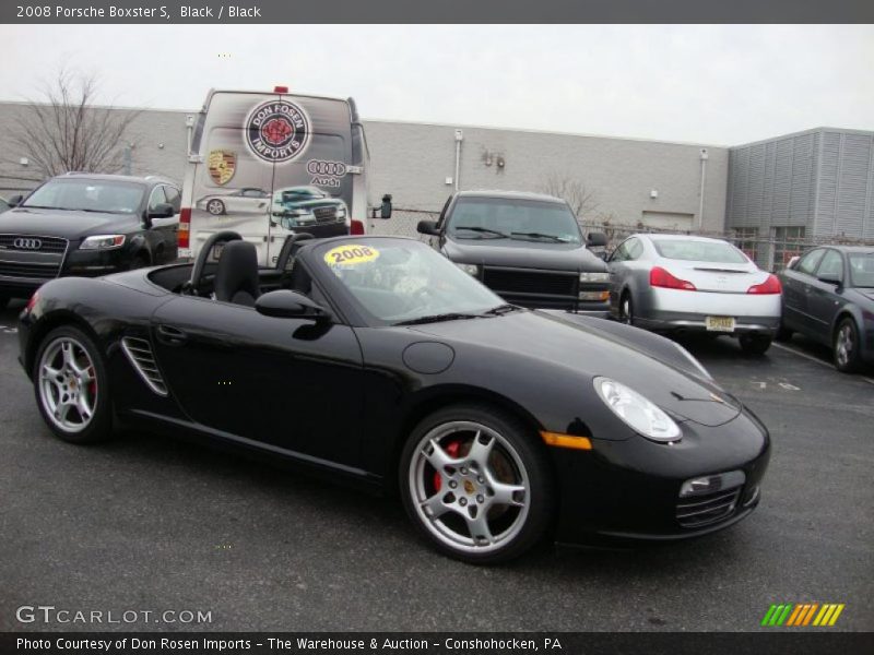 Black / Black 2008 Porsche Boxster S