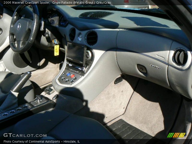 Grigio Palladio (Metallic Gray) / Gray/Gray 2006 Maserati GranSport Spyder