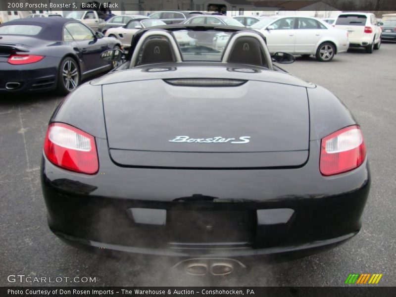 Black / Black 2008 Porsche Boxster S