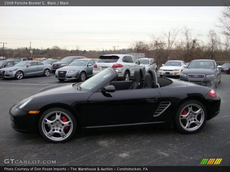Black / Black 2008 Porsche Boxster S