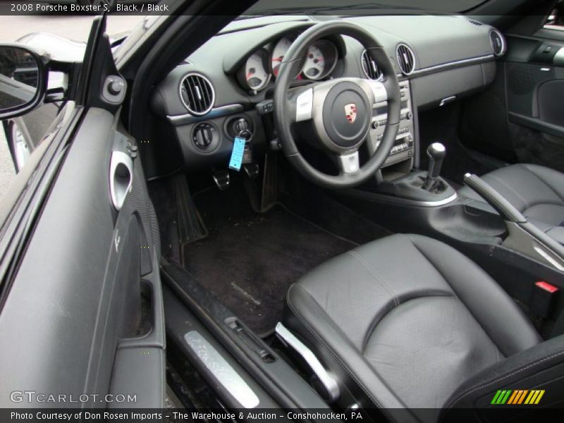 Black / Black 2008 Porsche Boxster S