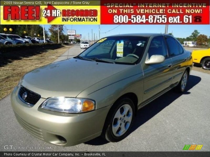 Iced Cappuccino / Stone Gray 2003 Nissan Sentra GXE