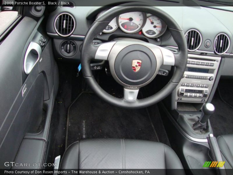 Black / Black 2008 Porsche Boxster S