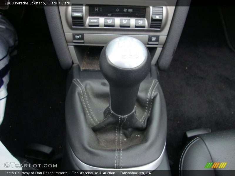 Black / Black 2008 Porsche Boxster S