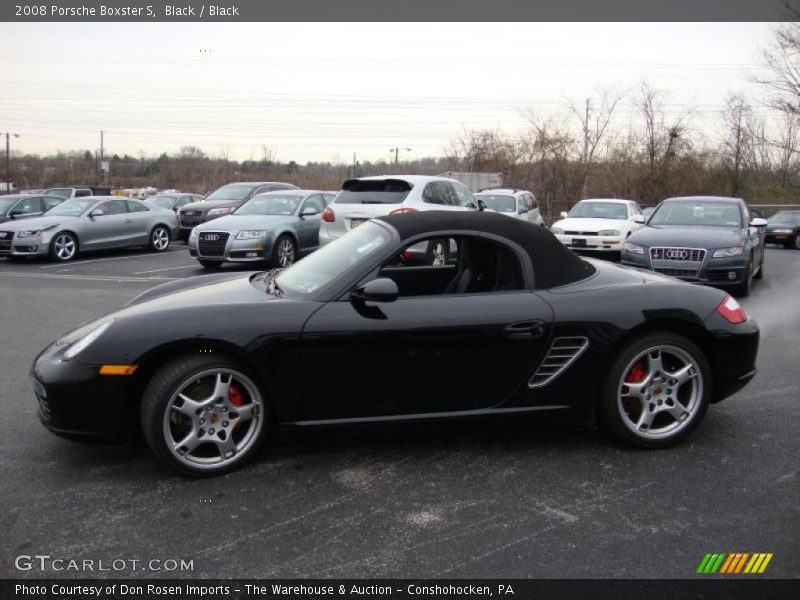 Black / Black 2008 Porsche Boxster S