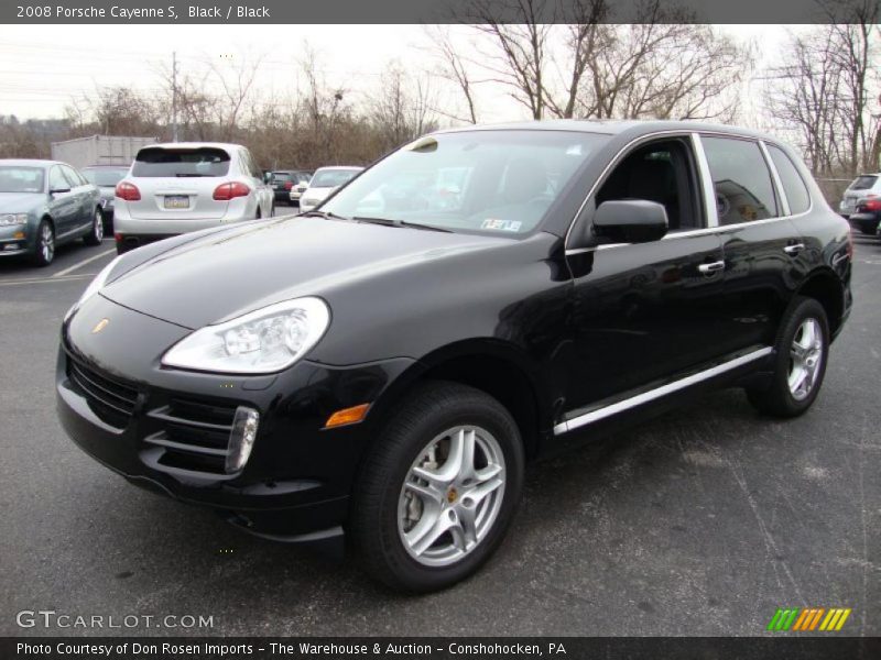 Black / Black 2008 Porsche Cayenne S