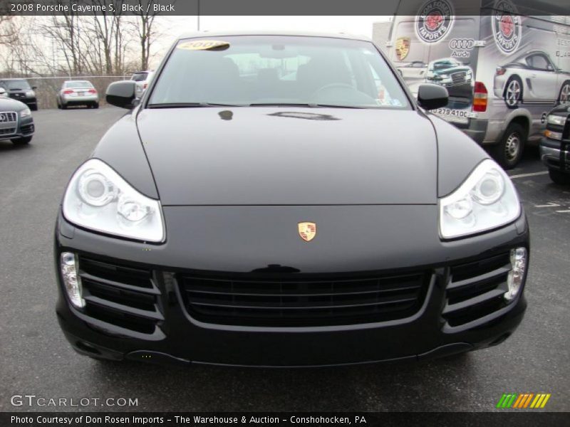 Black / Black 2008 Porsche Cayenne S