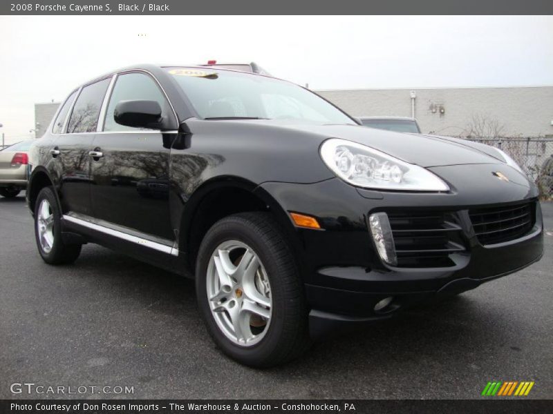 Black / Black 2008 Porsche Cayenne S
