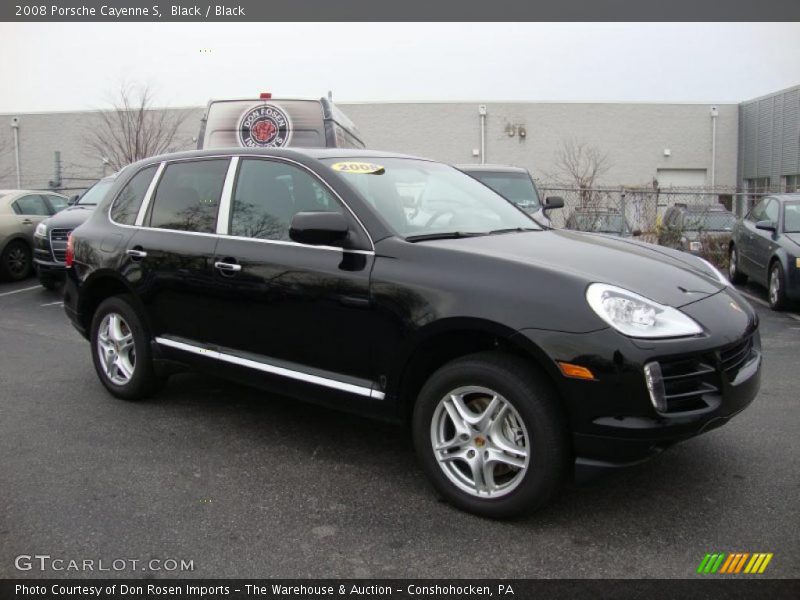 Black / Black 2008 Porsche Cayenne S