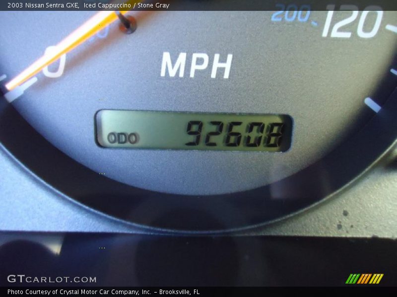 Iced Cappuccino / Stone Gray 2003 Nissan Sentra GXE
