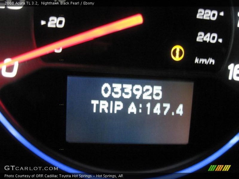 Nighthawk Black Pearl / Ebony 2008 Acura TL 3.2