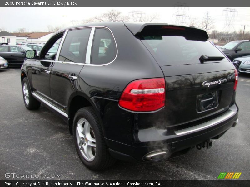 Black / Black 2008 Porsche Cayenne S