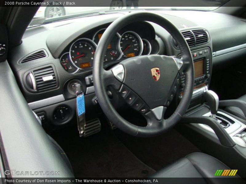 Black / Black 2008 Porsche Cayenne S