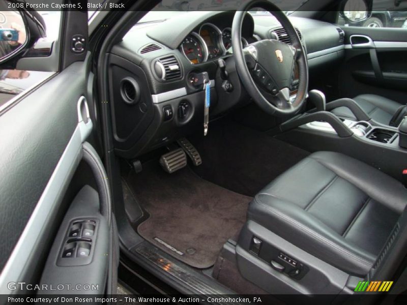 Black / Black 2008 Porsche Cayenne S