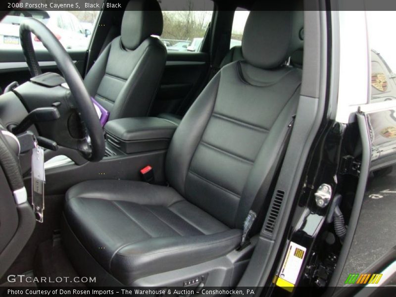 Black / Black 2008 Porsche Cayenne S