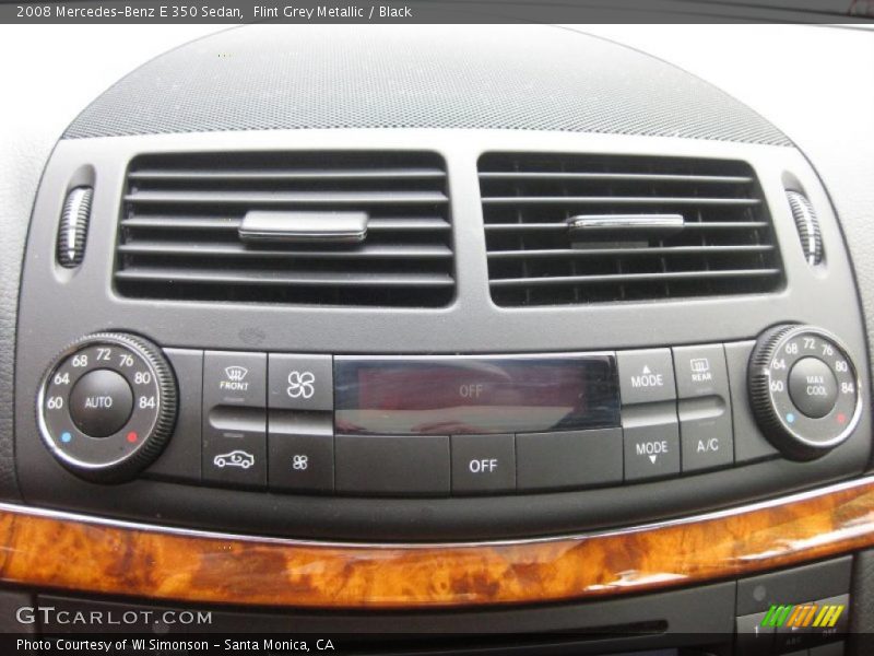 Flint Grey Metallic / Black 2008 Mercedes-Benz E 350 Sedan