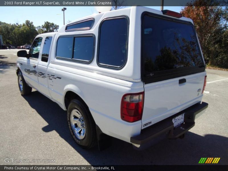 Oxford White / Dark Graphite 2003 Ford Ranger XLT SuperCab