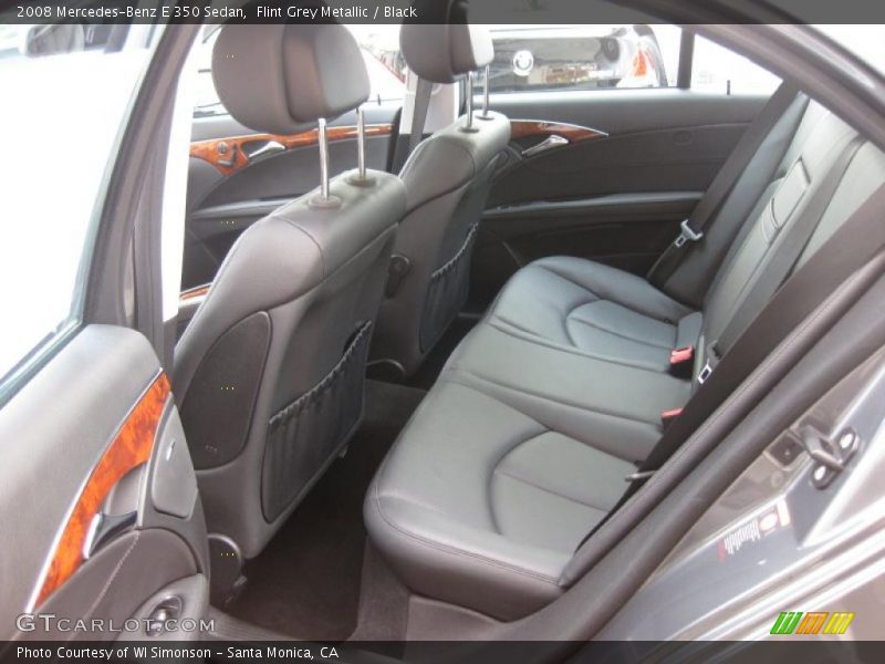Flint Grey Metallic / Black 2008 Mercedes-Benz E 350 Sedan