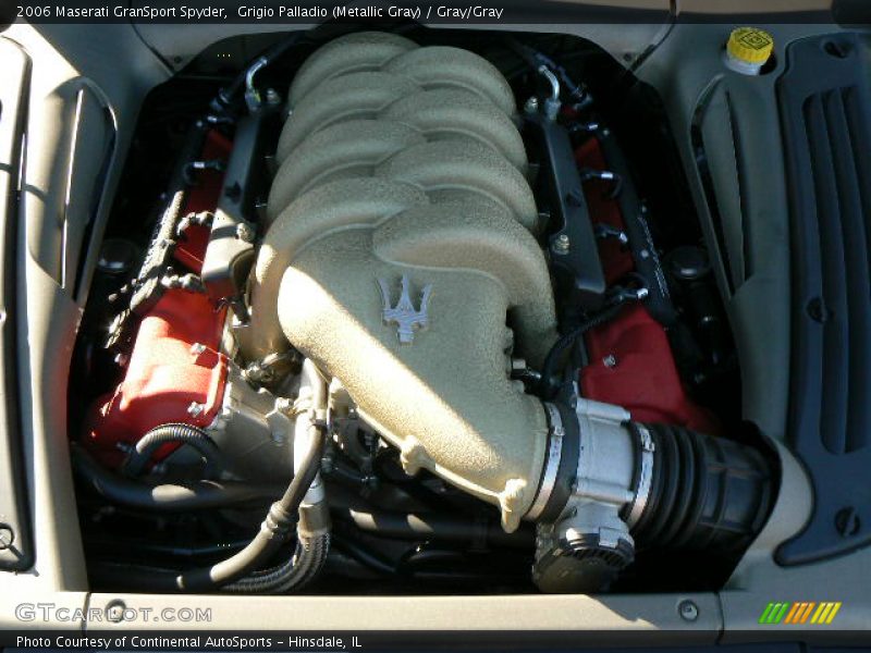 Grigio Palladio (Metallic Gray) / Gray/Gray 2006 Maserati GranSport Spyder