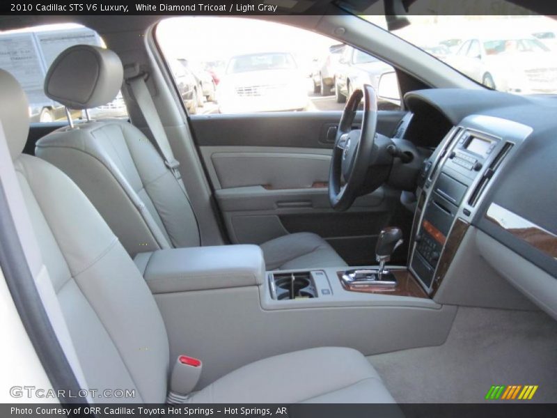 White Diamond Tricoat / Light Gray 2010 Cadillac STS V6 Luxury