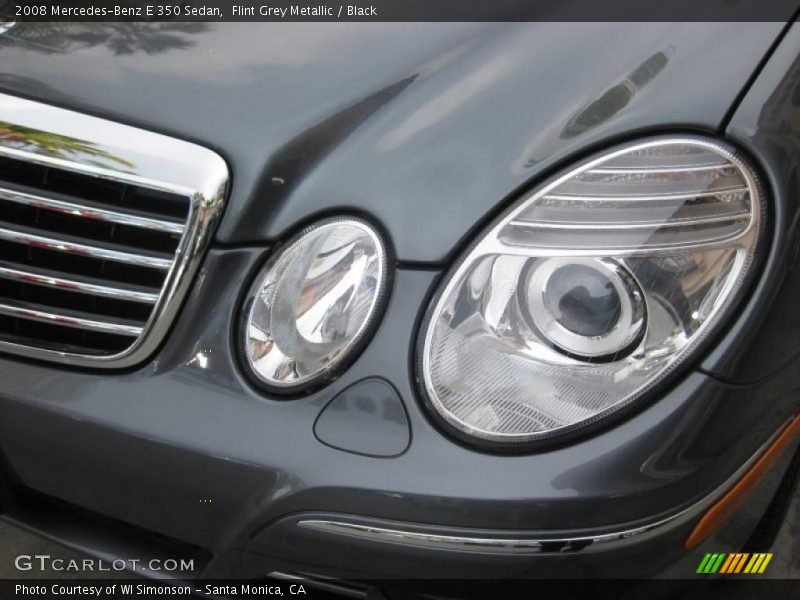 Flint Grey Metallic / Black 2008 Mercedes-Benz E 350 Sedan