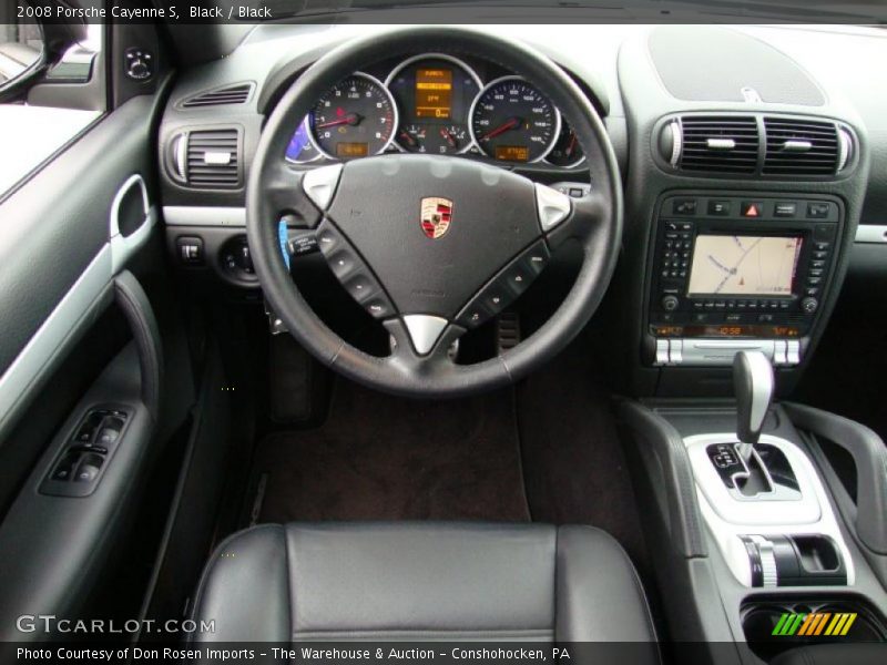 Black / Black 2008 Porsche Cayenne S