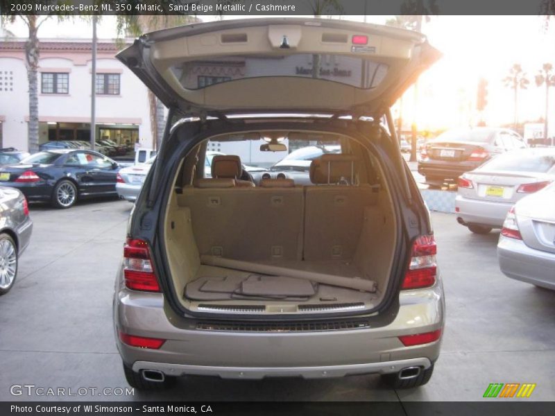 Sand Beige Metallic / Cashmere 2009 Mercedes-Benz ML 350 4Matic