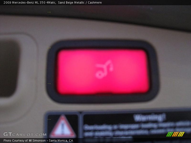 Sand Beige Metallic / Cashmere 2009 Mercedes-Benz ML 350 4Matic