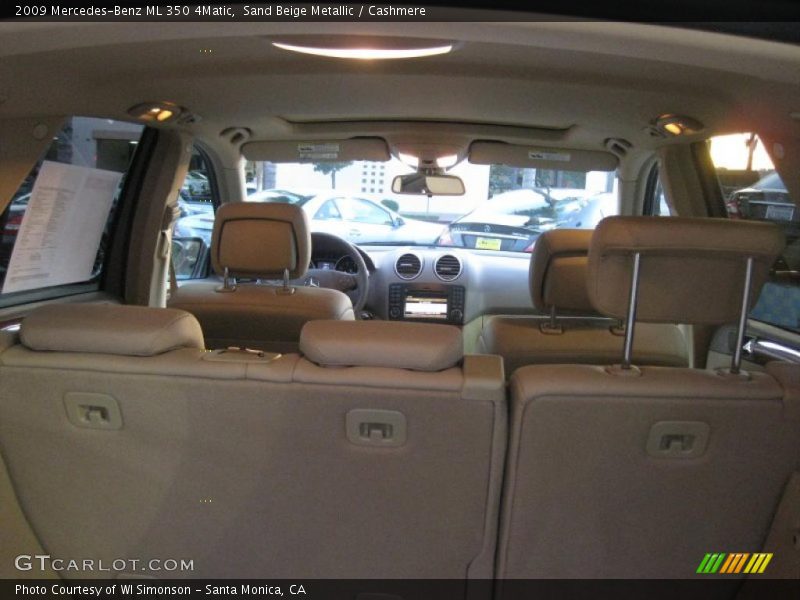 Sand Beige Metallic / Cashmere 2009 Mercedes-Benz ML 350 4Matic