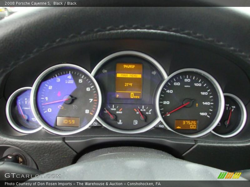 Black / Black 2008 Porsche Cayenne S