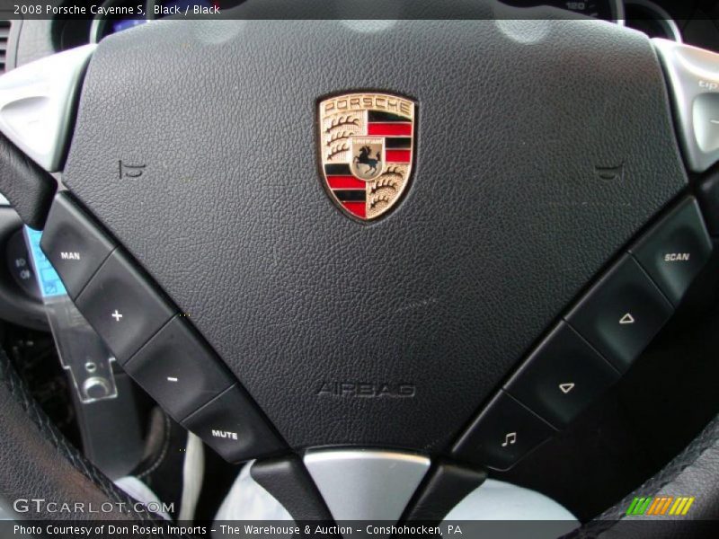 Black / Black 2008 Porsche Cayenne S
