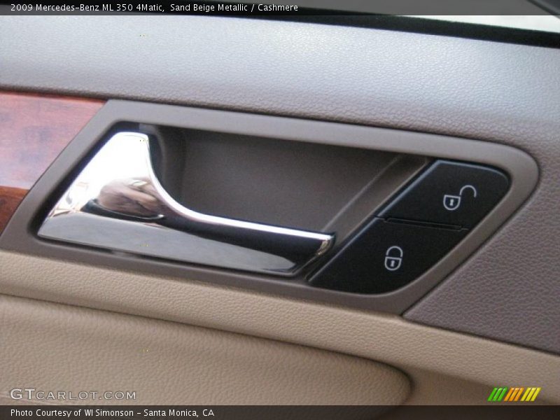 Sand Beige Metallic / Cashmere 2009 Mercedes-Benz ML 350 4Matic