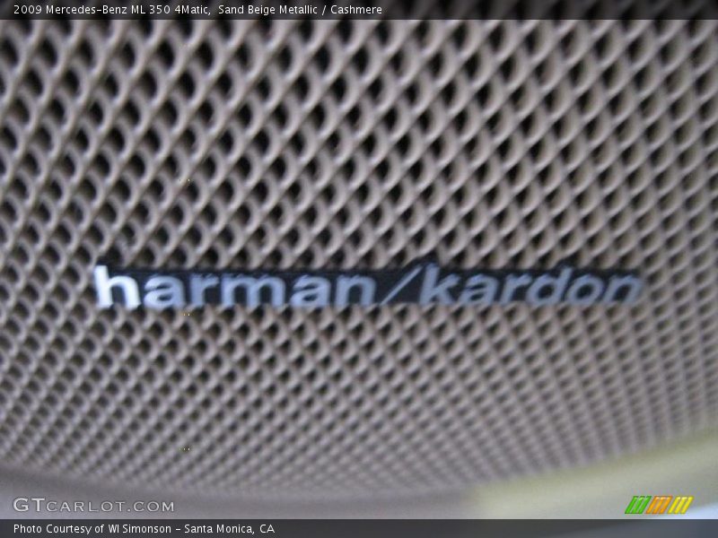 Sand Beige Metallic / Cashmere 2009 Mercedes-Benz ML 350 4Matic