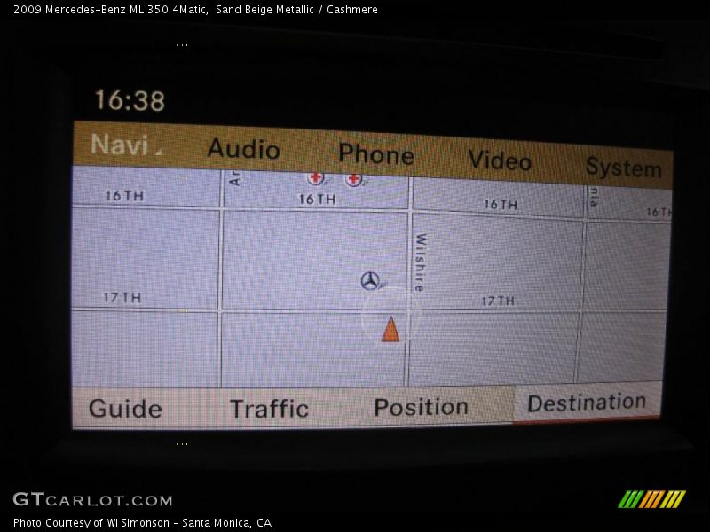 Sand Beige Metallic / Cashmere 2009 Mercedes-Benz ML 350 4Matic