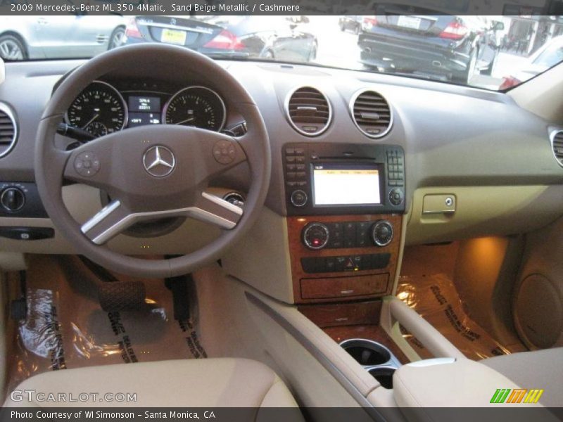 Sand Beige Metallic / Cashmere 2009 Mercedes-Benz ML 350 4Matic