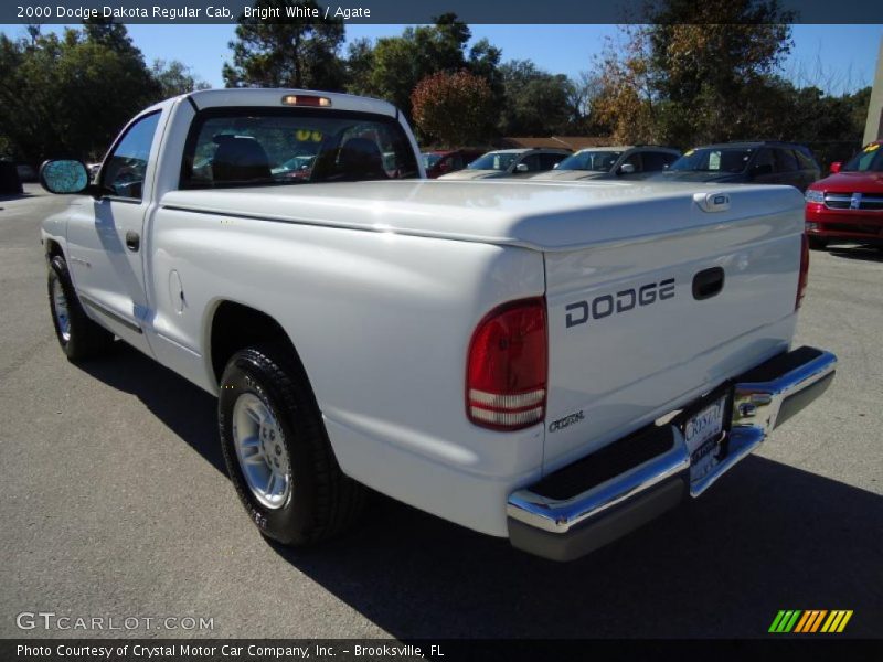 Bright White / Agate 2000 Dodge Dakota Regular Cab