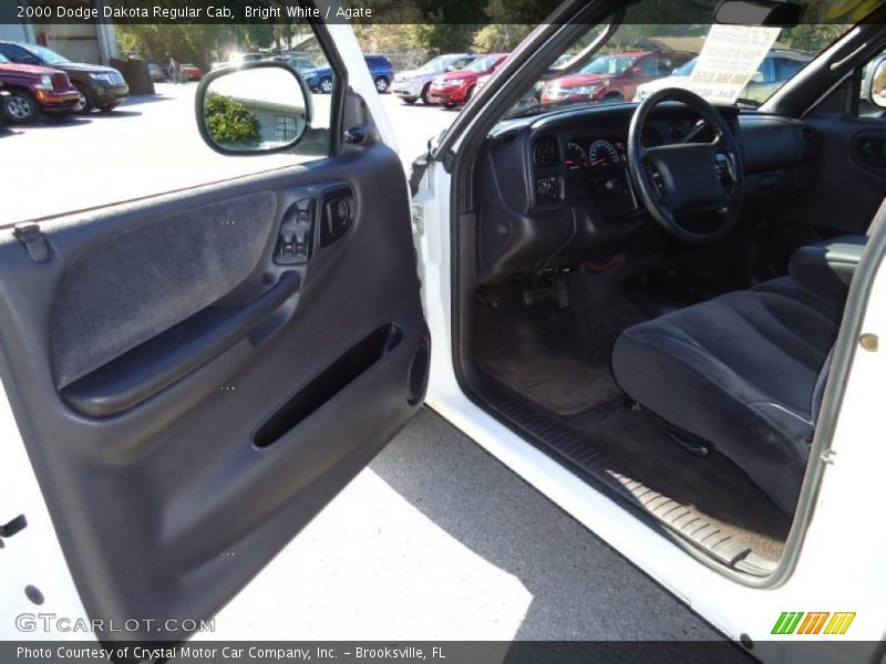Bright White / Agate 2000 Dodge Dakota Regular Cab