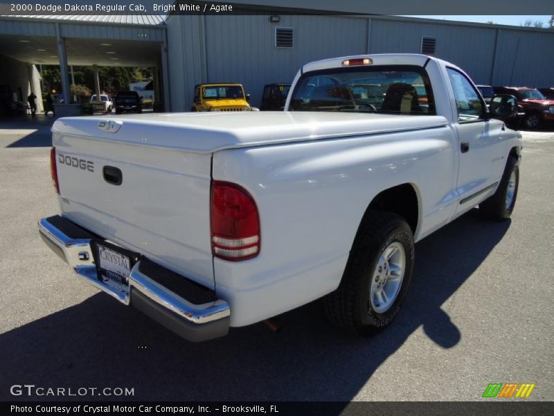 Bright White / Agate 2000 Dodge Dakota Regular Cab