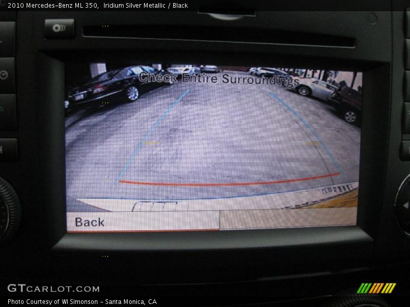 Iridium Silver Metallic / Black 2010 Mercedes-Benz ML 350