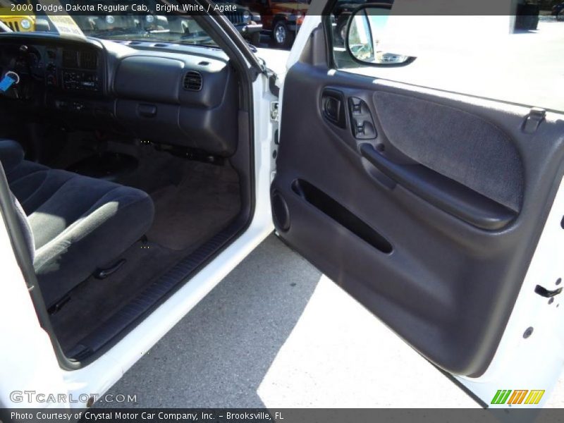 Bright White / Agate 2000 Dodge Dakota Regular Cab