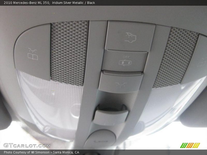 Iridium Silver Metallic / Black 2010 Mercedes-Benz ML 350