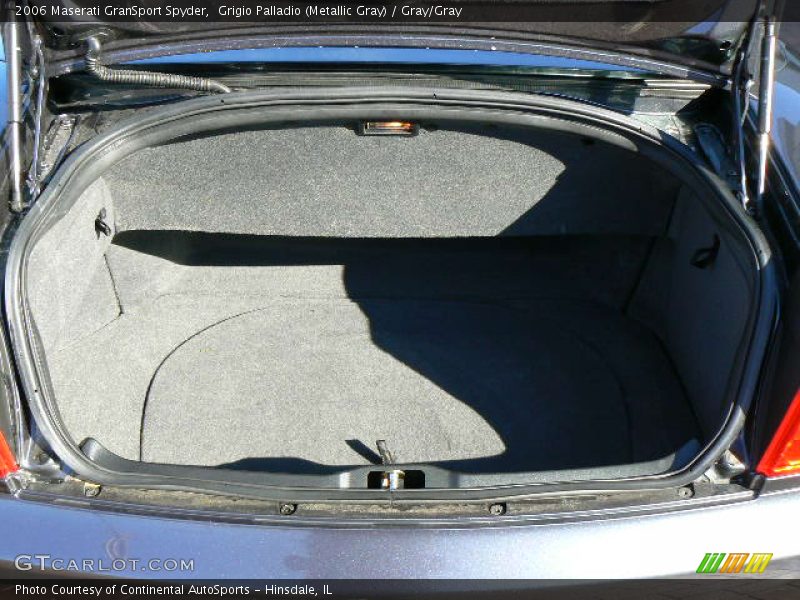Grigio Palladio (Metallic Gray) / Gray/Gray 2006 Maserati GranSport Spyder
