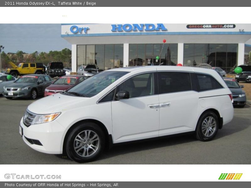 Taffeta White / Beige 2011 Honda Odyssey EX-L