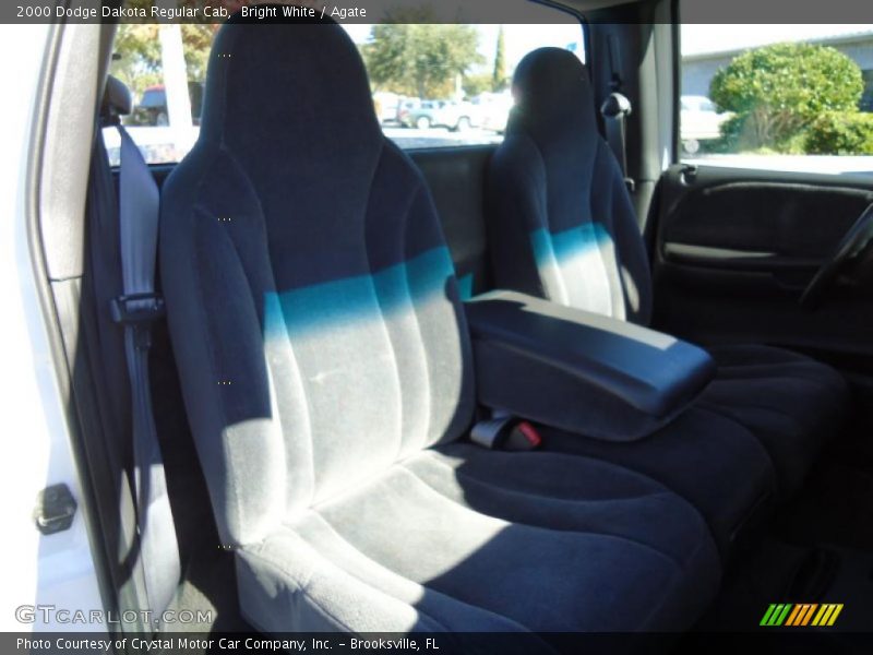 Bright White / Agate 2000 Dodge Dakota Regular Cab