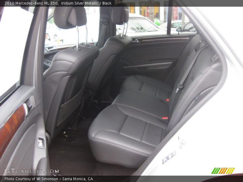 Iridium Silver Metallic / Black 2010 Mercedes-Benz ML 350