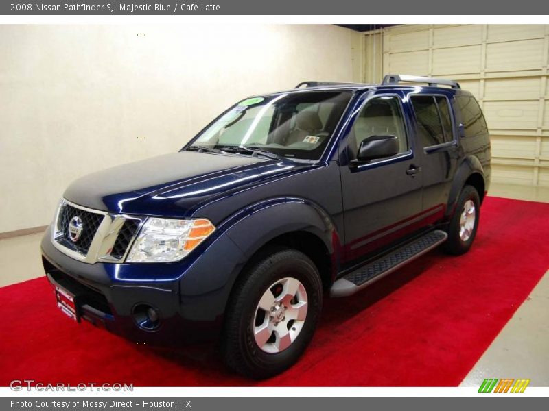 Majestic Blue / Cafe Latte 2008 Nissan Pathfinder S